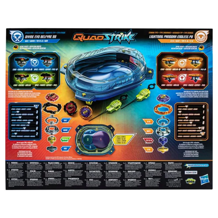 Arène Beyblade Burst QuadStrike - Thunder Edge Battle Set - Image 2
